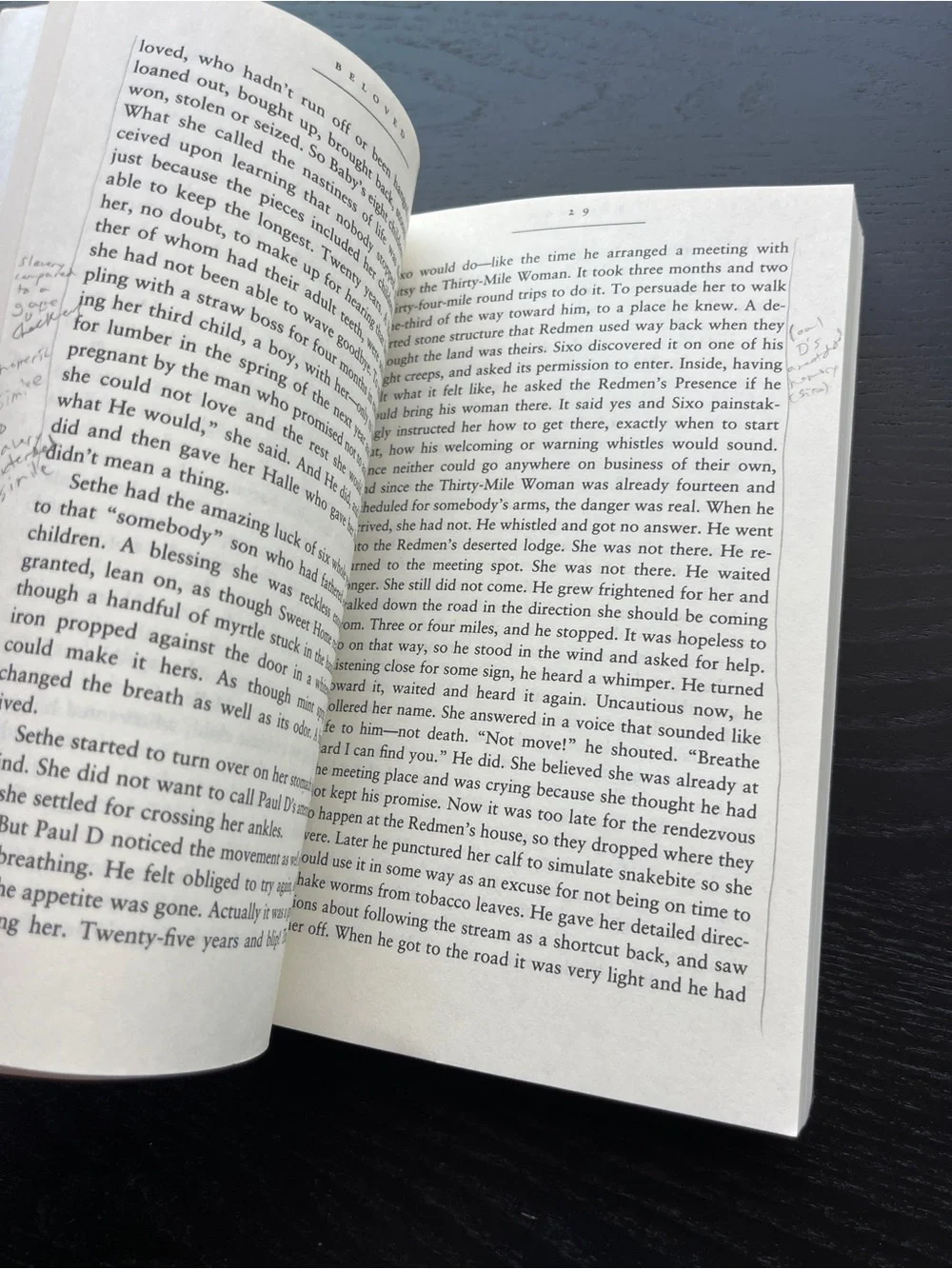 Vintage International Beloved Toni Morrison Paperback Red Book Approx 8 Inch